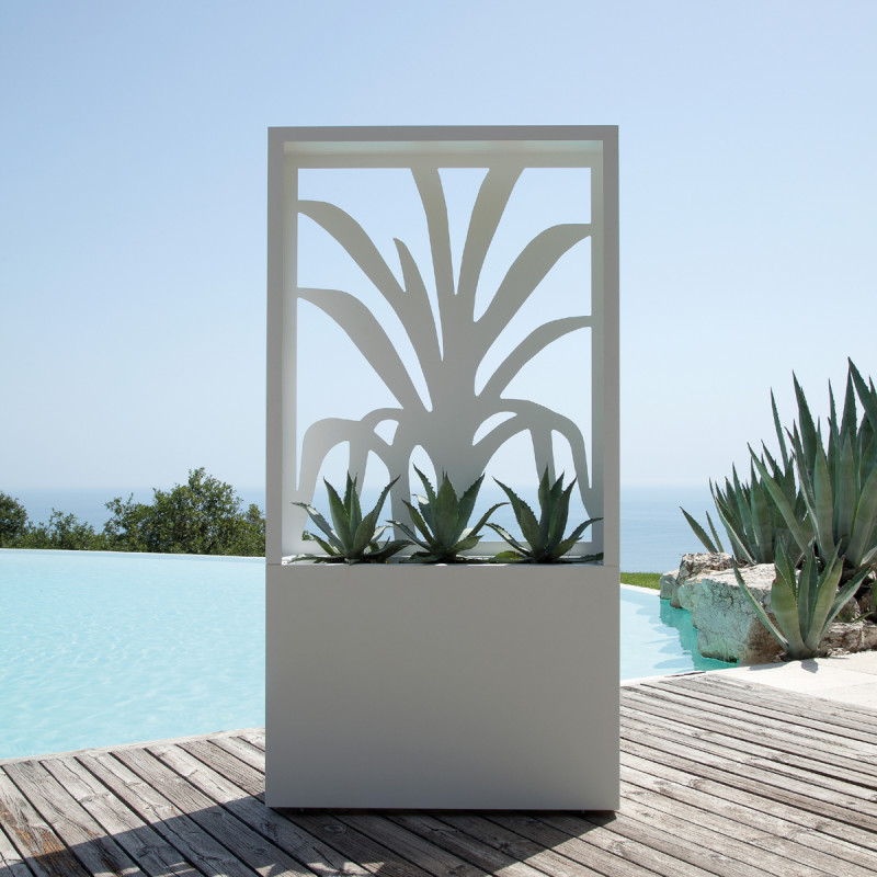  Pot  de jardin  design Agave Talenti blanc Cerise sur la Deco